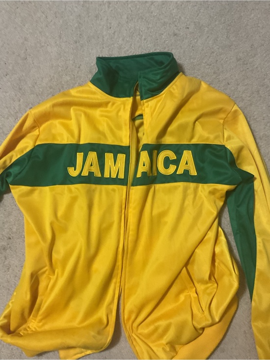 Jamaica Track Jacket - Yellow & Green